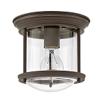 Потолочный светильник для ванных комнат со стеклянным плафоном и одной лампой Hinkley варинант исполнения - 8 | Loft Concept в Челябинске