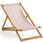 Шезлонг из акации и ткани Argentina варинант исполнения - 2 | Loft Concept в Челябинске