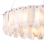 Люстра круглая декорированная натуральным камнем Stone Interior Accent варинант исполнения - 3 | Loft Concept в Челябинске