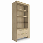  Стеллаж 2 ящика 4 открытые полки Flowchart 90 см варинант исполнения - 2 | Loft Concept в Челябинске