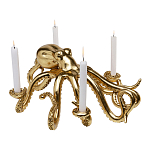 Большой Подсвечник золотой Осьминог Gold Octopus Candlestick  варинант исполнения - 1 | Loft Concept в Челябинске