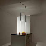 Подвсеной светильник светодиодный металлический цилиндрической формы Высота 60см Trumpet tube варинант исполнения - 5 | Loft Concept в Челябинске