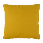 Подушка декоративная хлопковая горчичного цвета с абстрактным принтом Elysian Flow Sunset варинант исполнения - 2 | Loft Concept в Челябинске