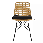 Стул с ротанговым плетением Wicker Stool без подлокотников варинант исполнения - 1 | Loft Concept в Челябинске