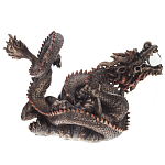 Декоративная статуэтка Дракон Фуцанлун Fuzanglong Dragon Brown Statuette варинант исполнения - 1 | Loft Concept в Челябинске