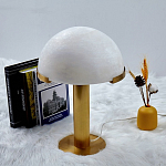 Настольная лампа c абажуром в форме купола из натурального камня  Heavenly Harmony варинант исполнения - 4 | Loft Concept в Челябинске