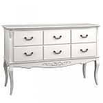 Консоль белая из массива бука с ящиками в стиле прованс White Provence варинант исполнения - 1 | Loft Concept в Челябинске