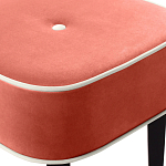 Квадратный мягкий пуф на черных ножках Winton Pouf Square варинант исполнения - 16 | Loft Concept в Челябинске