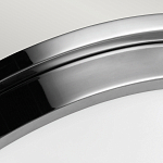 Потолочный светильник для ванных комнат цвета хром с вытянутым плафоном из молочного стекла Feiss варинант исполнения - 4 | Loft Concept в Челябинске