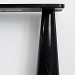 Консоль чёрная на 2-х конусообразных ножках Eros варинант исполнения - 3 | Loft Concept в Челябинске