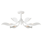 Потолочный светильник с плафонами в виде белых лепестков Delicate Flower варинант исполнения - 2 | Loft Concept в Челябинске
