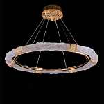 Люстра в форме кольца с золотым декором Warm Heavenly Light варинант исполнения - 1 | Loft Concept в Челябинске