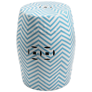 Китайский табурет Zigzag Pattern