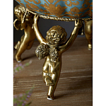 Чаша с орнаментом на бронзовых ножках в виде ангелов Eden Garden варинант исполнения - 7 | Loft Concept в Челябинске