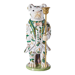 Подсвечник в виде собачки из фарфора с бронзовыми элементами Eden Garden варинант исполнения - 4 | Loft Concept в Челябинске