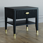 Прикроватная тумбочка с ящиком Elsa Dreams Black варинант исполнения - 1 | Loft Concept в Челябинске