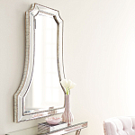 Зеркало в серебристой фигурной раме Silver Reflection варинант исполнения - 4 | Loft Concept в Челябинске