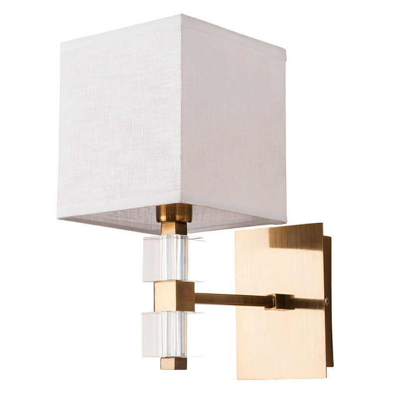 Бра Tradonico Sconces Brass Латунь Белый Прозрачный Бра Tradonico Sconces Brass Латунь Белый Прозрачный в Челябинске | Loft Concept