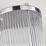 Бра для ванных комнат с прозрачным рифленым цилиндрическим плафоном на прямоугольном зеркальном основании Feiss варинант исполнения - 3 | Loft Concept в Челябинске