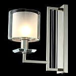 Бра с геометрическим каркасом из металла и цилиндрическим стеклянным плафоном Laurent варинант исполнения - 4 | Loft Concept в Челябинске