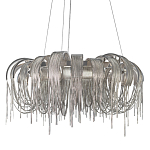 Люстра круглая подвесная с металлическими дугами и длинными цепочками 80 см Atlantis Chain варинант исполнения - 1 | Loft Concept в Челябинске