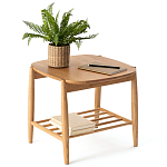 Приставной стол из массива дуба Reyer Side Table варинант исполнения - 2 | Loft Concept в Челябинске