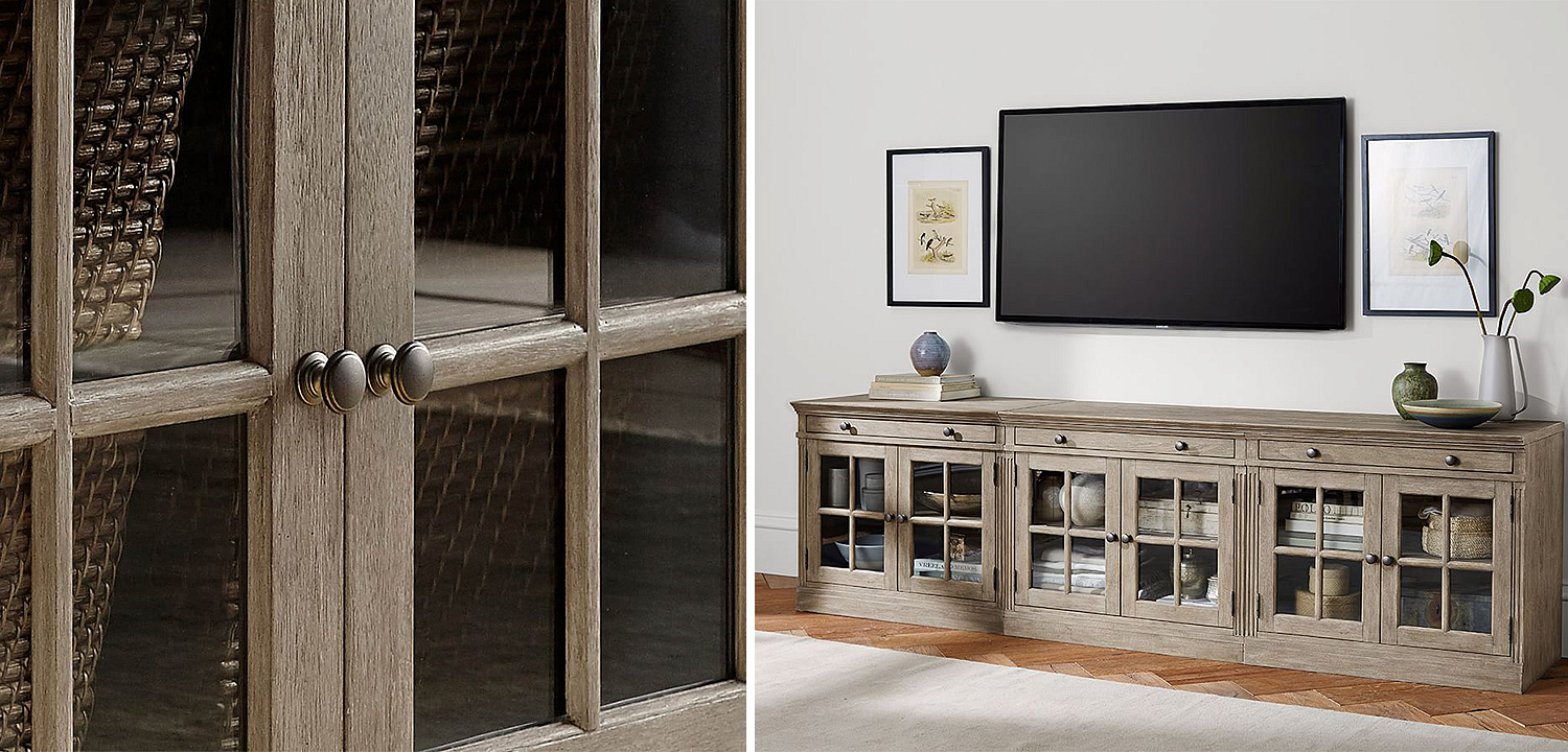 Комод длинный Benjamin Glass Doors long Комод длинный Benjamin Glass Doors long - Loft-Concept в Челябинске