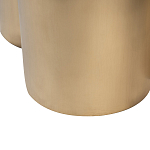 Стол журнальный круглый керамогранит белый Keramos варинант исполнения - 4 | Loft Concept в Челябинске