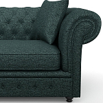 Мебельная ткань Шенилл темно-зеленый цвет 138 см T4-39 варинант исполнения - 6 | Loft Concept в Челябинске