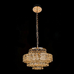 Люстра хрустальная в неоклассическом стиле на золотистом каркасе Majesty варинант исполнения - 2 | Loft Concept в Челябинске