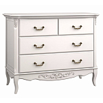 Комод белый из массива бука в стиле прованс White Provence варинант исполнения - 2 | Loft Concept в Челябинске