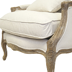 Кресло Ava Classical Armchair beige flax варинант исполнения - 4 | Loft Concept в Челябинске