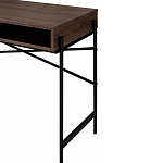 Стол рабочий в стиле лофт с ящиком и нишей для хранения Urban Style Space 2 варинант исполнения - 5 | Loft Concept в Челябинске