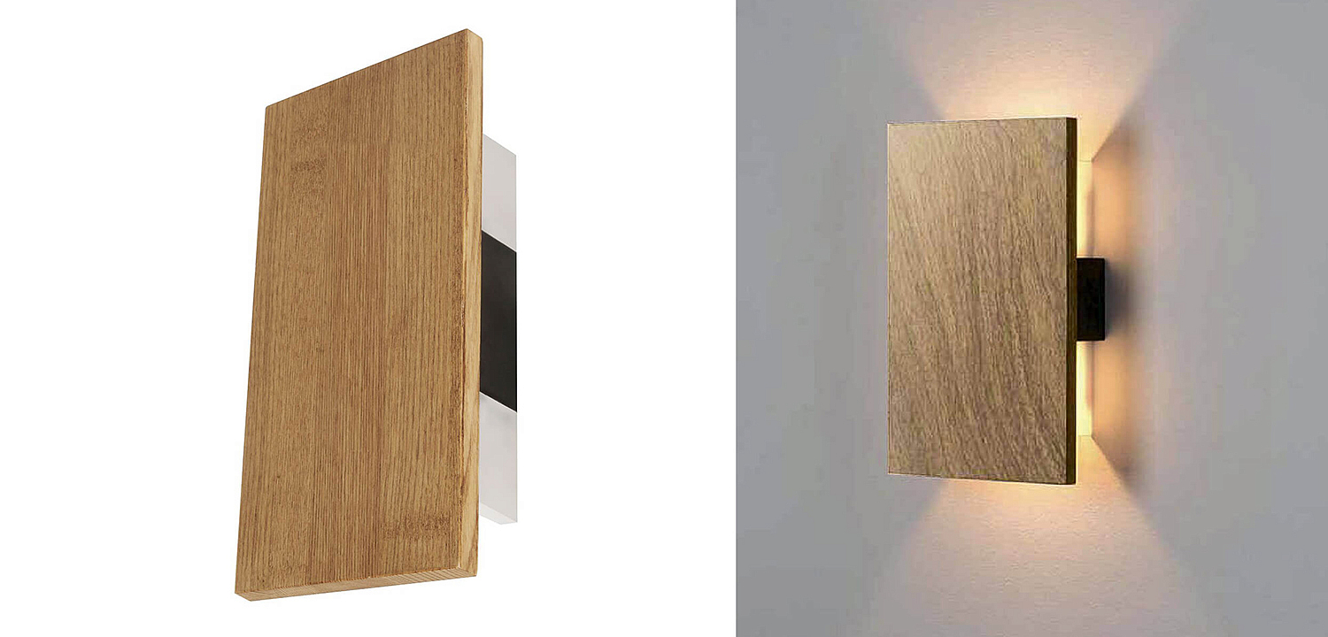 Бра Jordy Wooden Slab Wall Lamp Бра Jordy Wooden Slab Wall Lamp - Loft-Concept в Челябинске