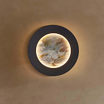 Бра в форме диска цвета латунь Brass Borders варинант исполнения - 5 | Loft Concept в Челябинске