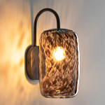 Бра с плафоном из янтарного стекла Amber Olmos Wall Lamp варинант исполнения - 3 | Loft Concept в Челябинске