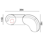 Модульный диван Calypso с кушеткой варинант исполнения - 6 | Loft Concept в Челябинске
