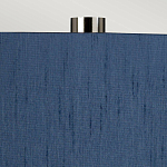 Настольная лампа с цилиндрическим абажуром и прозрачным стеклянным основанием Quintiesse варинант исполнения - 10 | Loft Concept в Челябинске