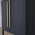 Современный Буфет Primo с 2 дверцами Черный дуб варинант исполнения - 5 | Loft Concept в Челябинске