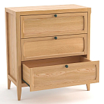 Комод с 3-мя ящиками светлый дуб Silva Oak Chest of Drawers варинант исполнения - 4 | Loft Concept в Челябинске
