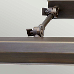 Светильник для картин с призматическим плафоном и двойными регулируемыми шарнирами Elstead Lighting варинант исполнения - 45 | Loft Concept в Челябинске