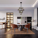 Люстра в форме виноградой грозди Inflorescence варинант исполнения - 4 | Loft Concept в Челябинске