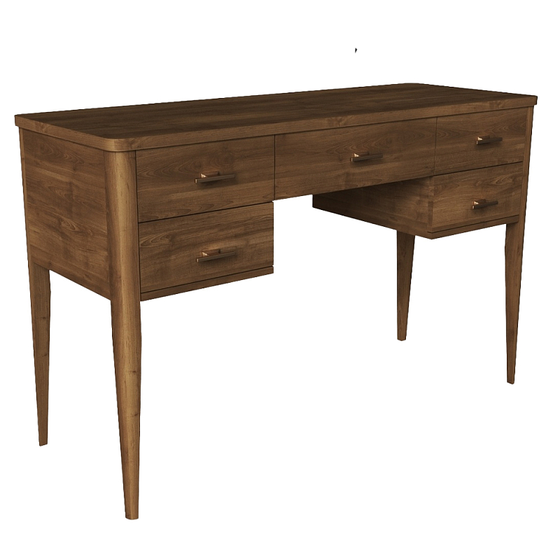 Стол письменный из массива бука Tasteful Furniture Коричневый Слоновая кость  в Челябинске | Loft Concept 