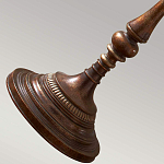 Торшер классического стиля цвета темная бронза с бежевым льяным абажуром Feiss варинант исполнения - 4 | Loft Concept в Челябинске