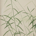 Обои ручная роспись Wild Grasses Special Colourway on Bleached Silver slub silk варинант исполнения - 1 | Loft Concept в Челябинске