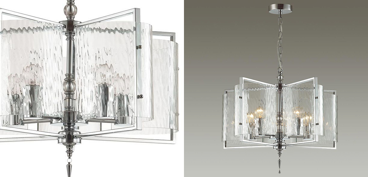 Люстра Karissa Chrome Chandelier 48 Люстра Karissa Chrome Chandelier 48 - Loft-Concept в Челябинске