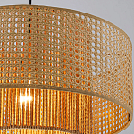 Подвесной светильник с абажуром из плтеного бамбука Light Inside the Cell варинант исполнения - 6 | Loft Concept в Челябинске