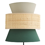 Бра с плетеным декором Bonnie Wicker Green Wall Lamp варинант исполнения - 1 | Loft Concept в Челябинске