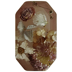 Шкатулка из эпоксидной смолы с цветами розовая Epoxy Resin Flowers Box Pink варинант исполнения - 1 | Loft Concept в Челябинске