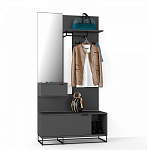 Вешалка настенная цвета графит Strict Lines варинант исполнения - 2 | Loft Concept в Челябинске